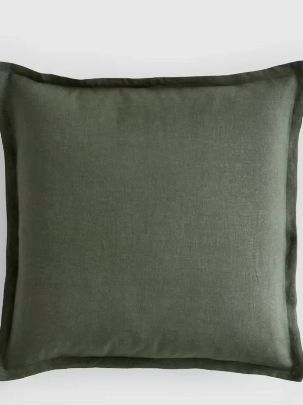 European Linen Euro Sham Pine Green 20 x 20